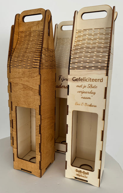 Wijnfles verpakking - uniek ontwerp